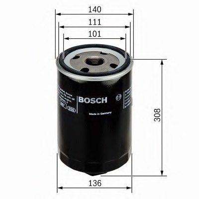 0451104013 BOSCH Фильтр масляный