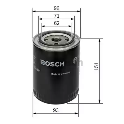 Фильтр масляный BOSCH 0451203012