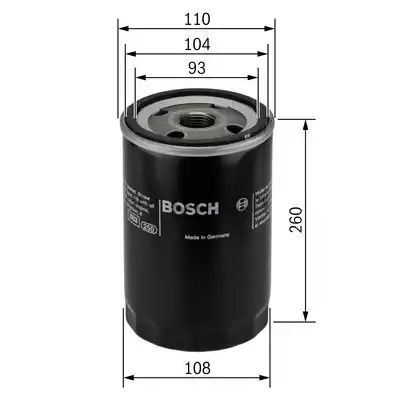 0451300003 BOSCH Фильтр масляный