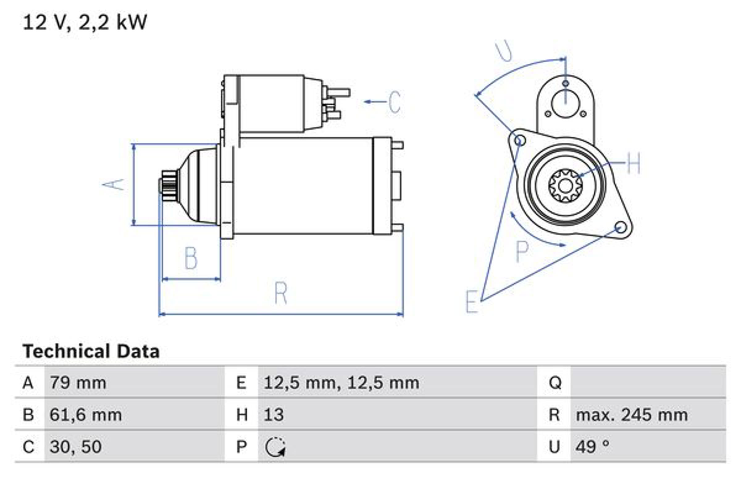 Запчасть BOSCH 0986025110