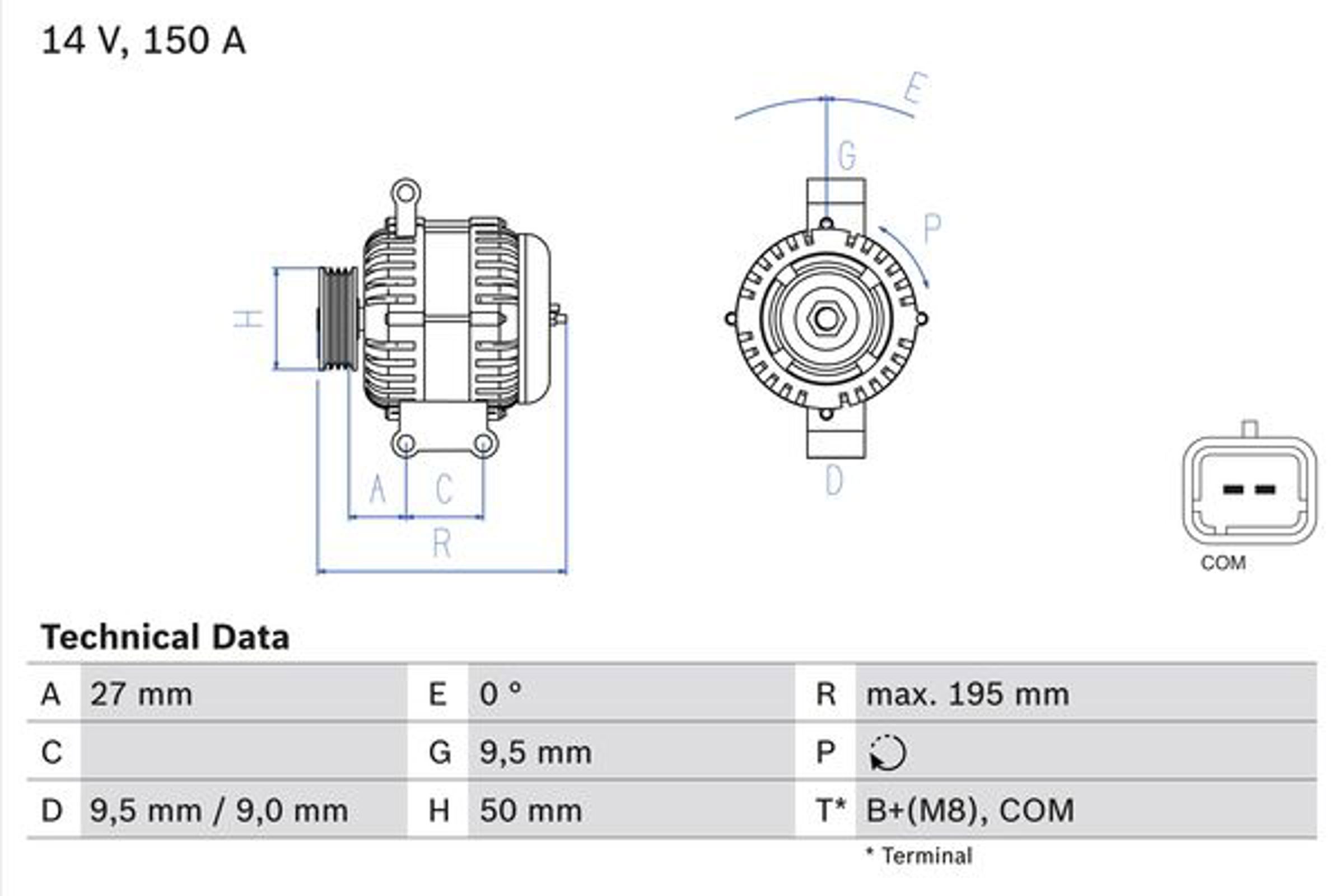 Запчасть BOSCH 0986081820