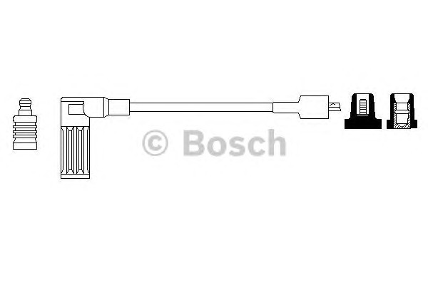 Провод зажигания BOSCH 0986356205