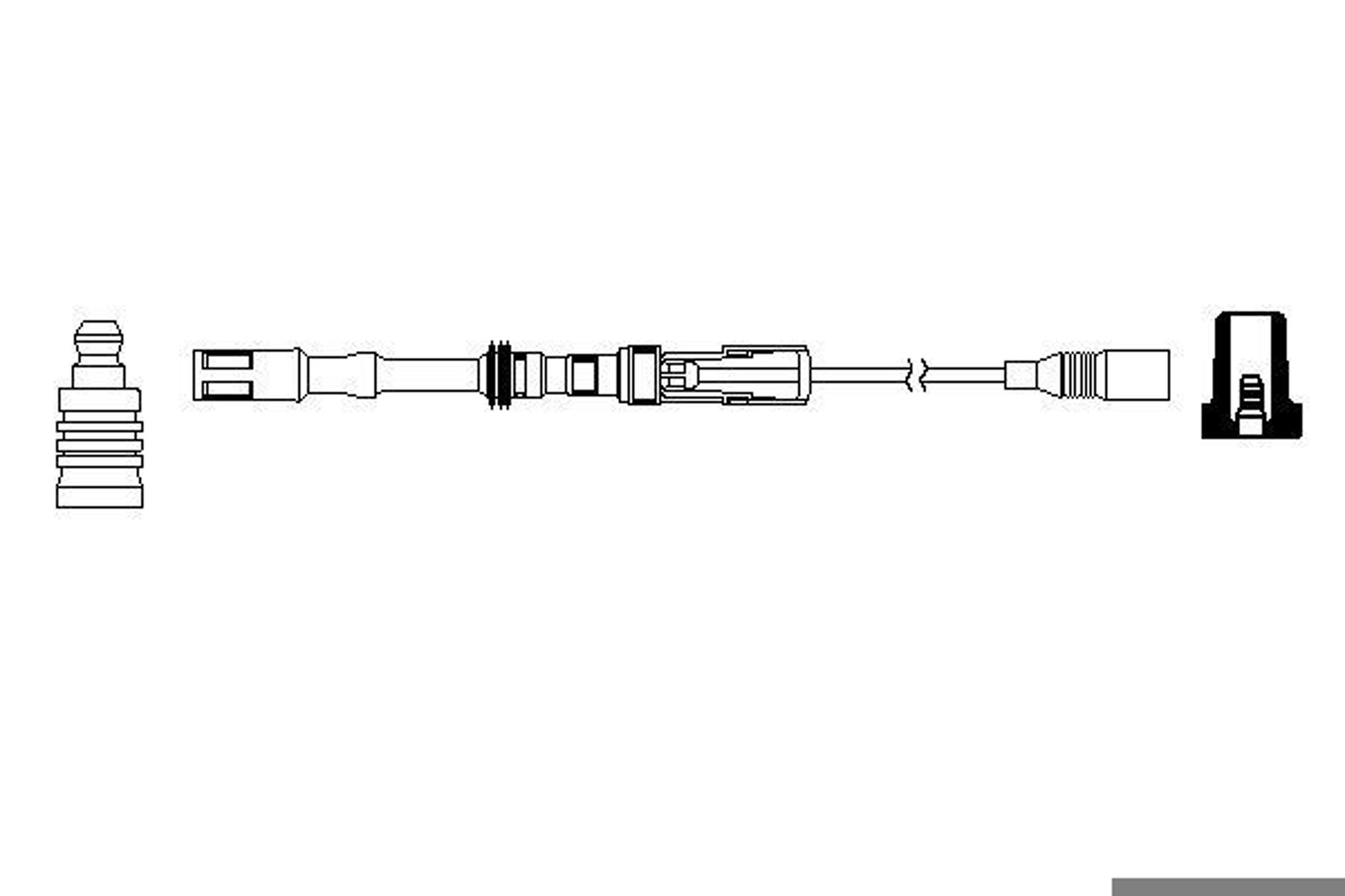 Провод зажигания BOSCH 0986357727
