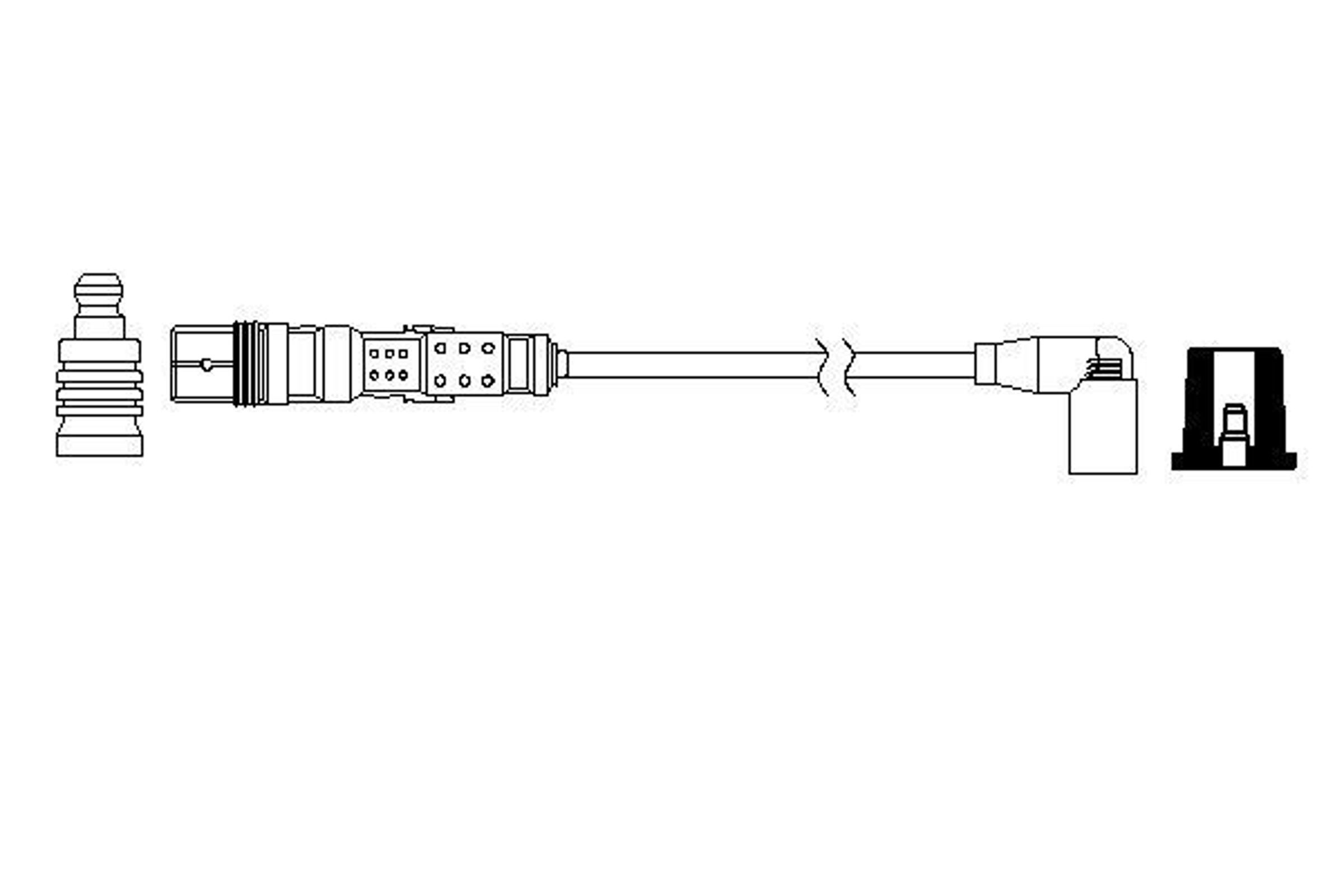 Провод зажигания BOSCH 0986357729