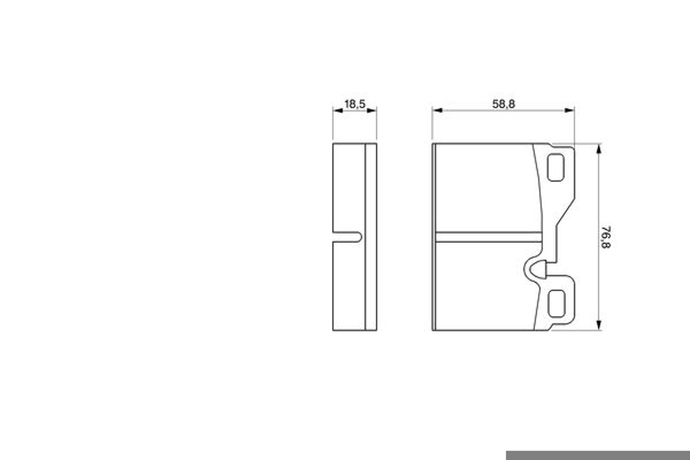 0986424062 BOSCH Колодки тормозные дисковые