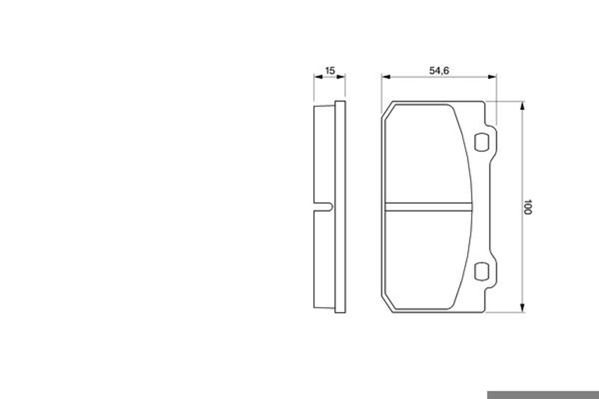 0986424117 BOSCH Колодки тормозные дисковые