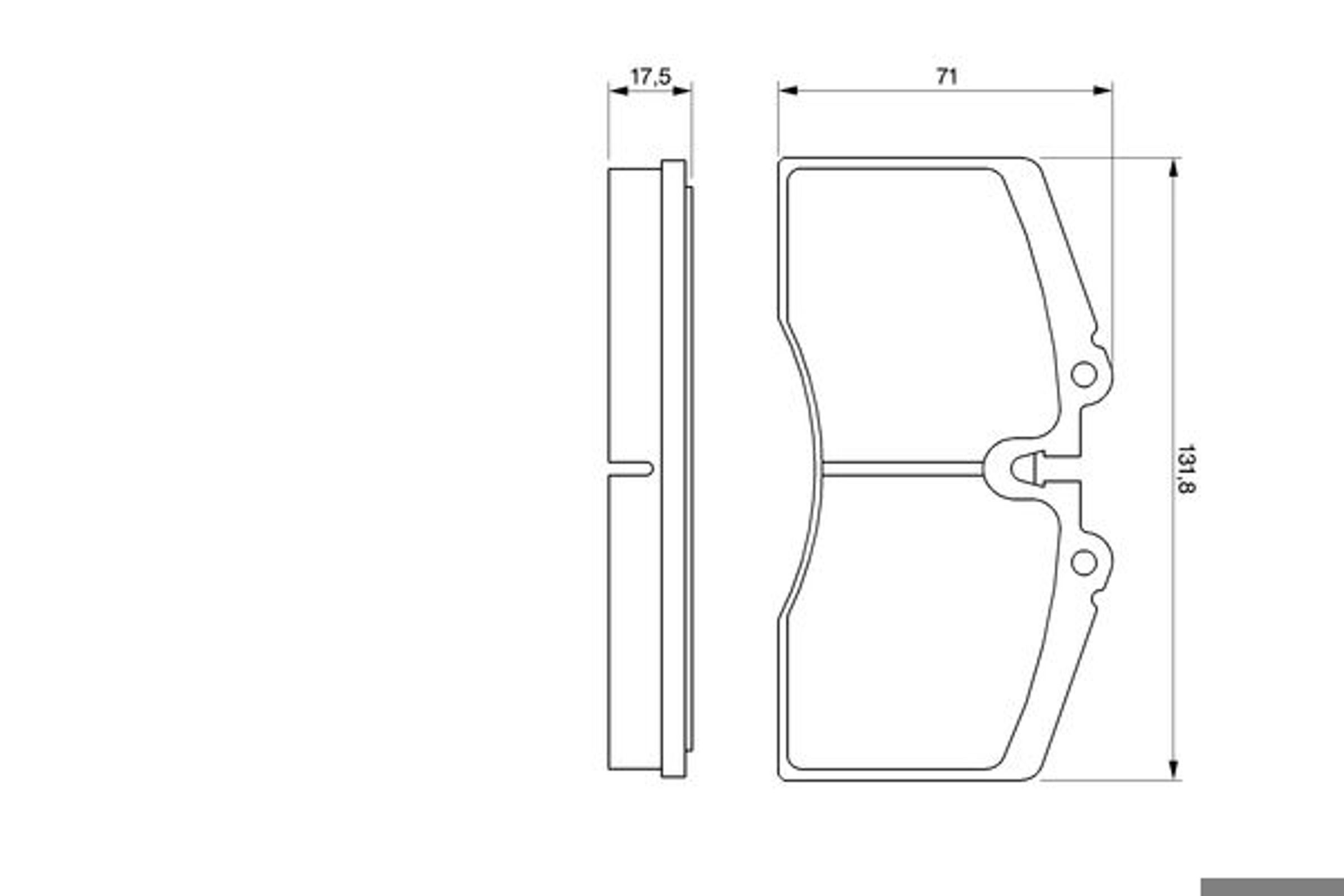 0986424119 BOSCH Колодки тормозные дисковые