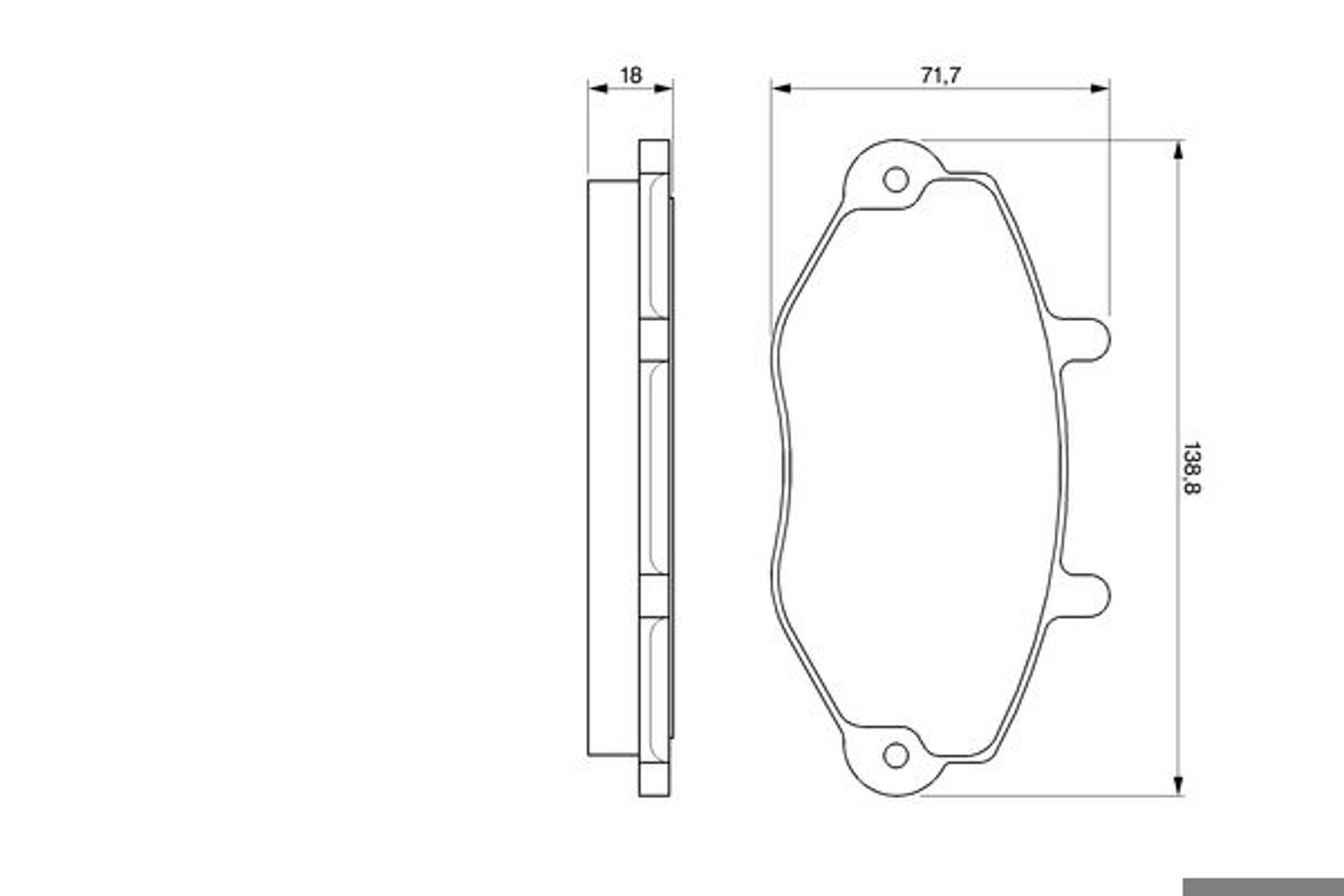 0986424492 BOSCH Колодки тормозные дисковые