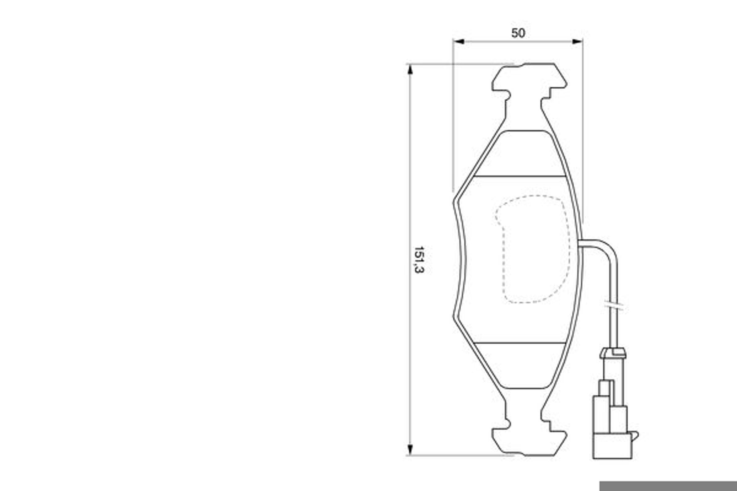 0986424543 BOSCH Колодки тормозные дисковые