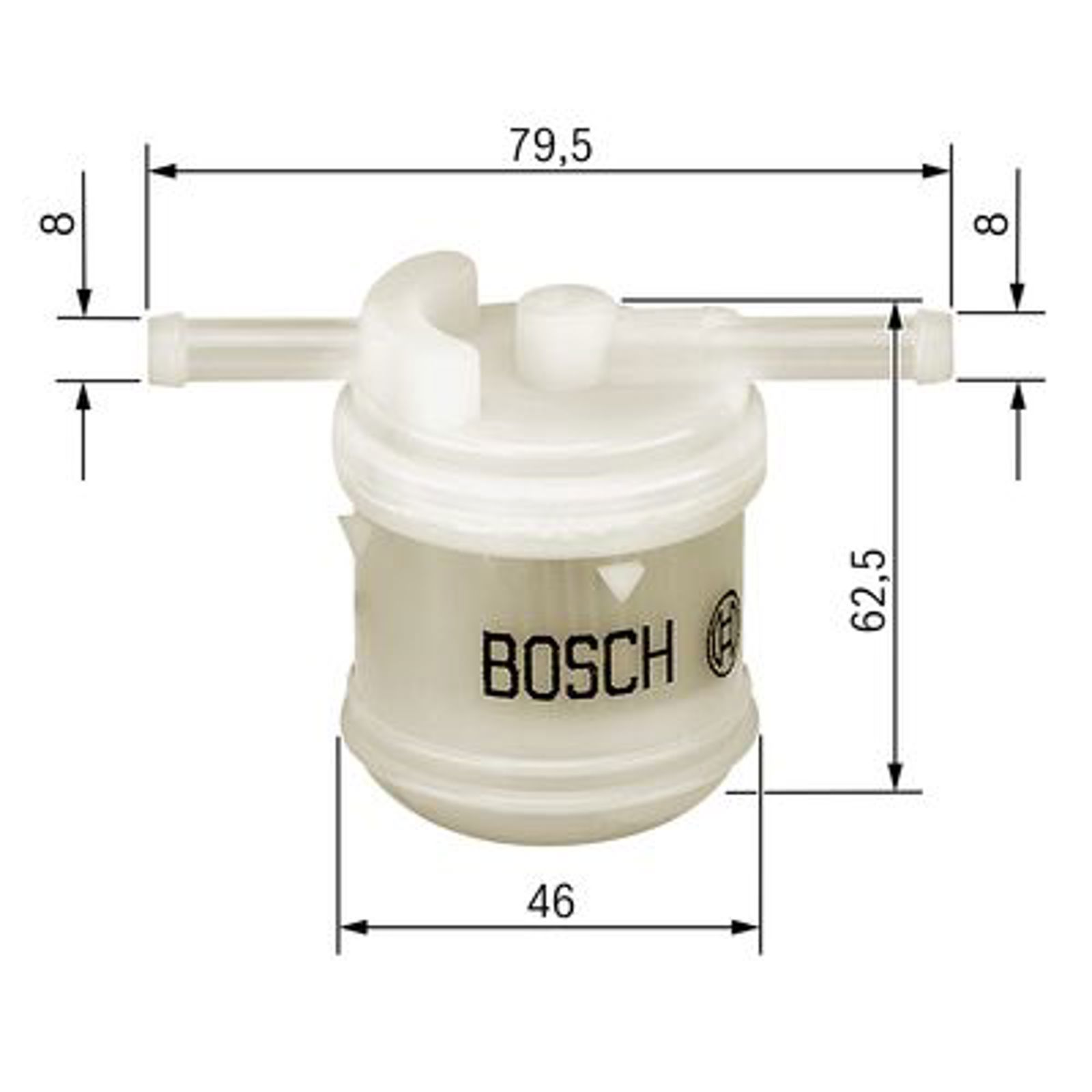 Фильтр топливный BOSCH 0986450117