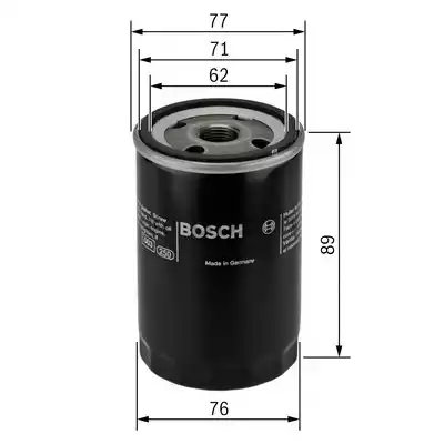 0986452044 BOSCH Фильтр масляный