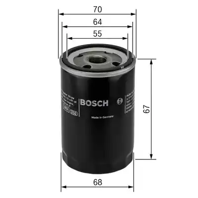 0986452058 BOSCH Фильтр масляный