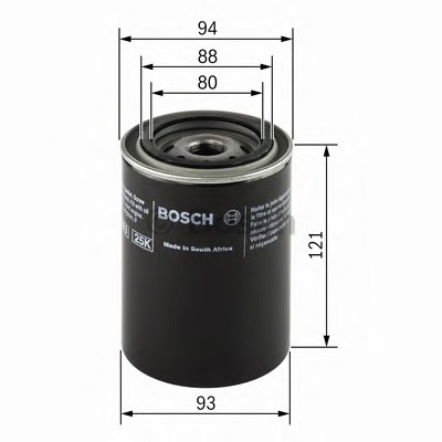 Фильтр масляный BOSCH 0986452064