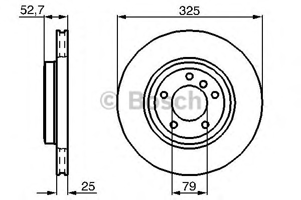 Тормозные диски BOSCH 0986478012