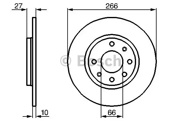 Тормозные диски BOSCH 0986478090