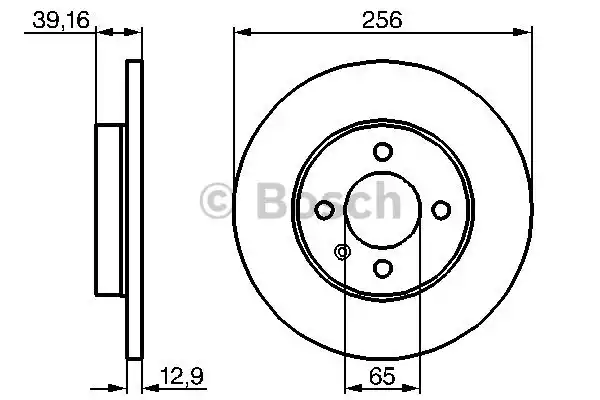 0986478329 BOSCH Тормозные диски