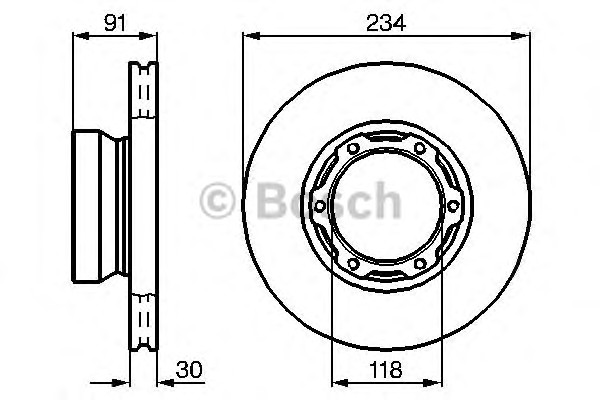 Тормозные диски BOSCH 0986478407