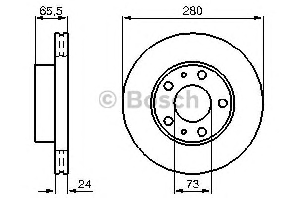 Тормозные диски BOSCH 0986478434