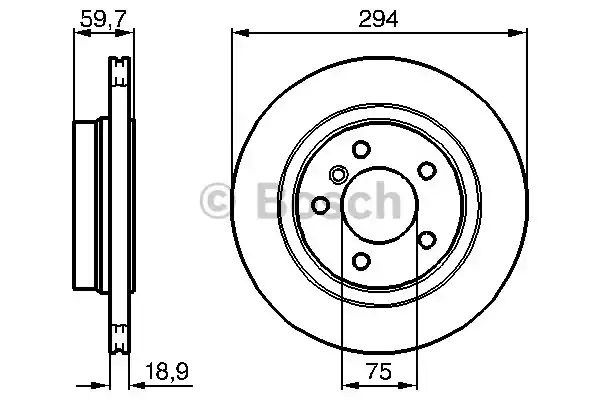 Тормозные диски BOSCH 0986478570