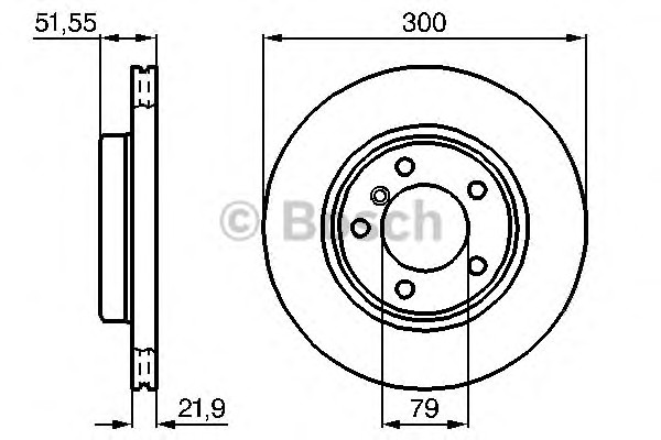 Тормозные диски BOSCH 0986478571