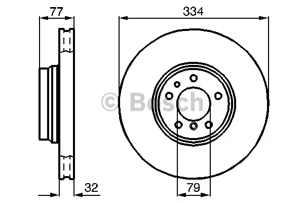 Тормозные диски BOSCH 0986478623