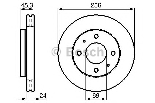 Тормозные диски BOSCH 0986478652