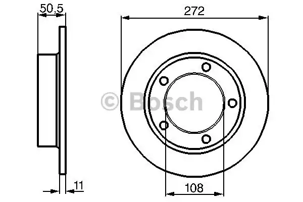 0986478746 BOSCH Тормозные диски