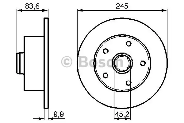 Тормозные диски BOSCH 0986478759