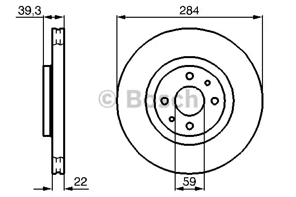 Тормозные диски BOSCH 0986478786