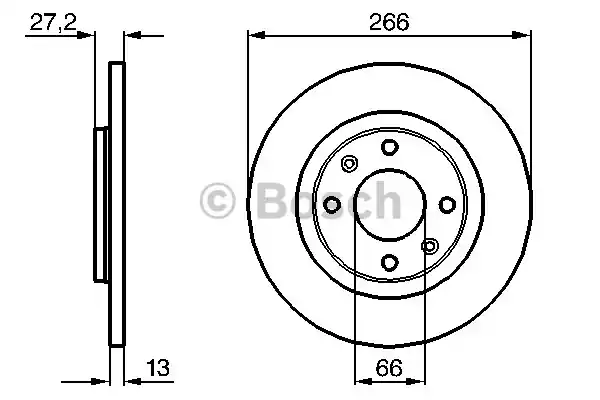 Тормозные диски BOSCH 0986478847