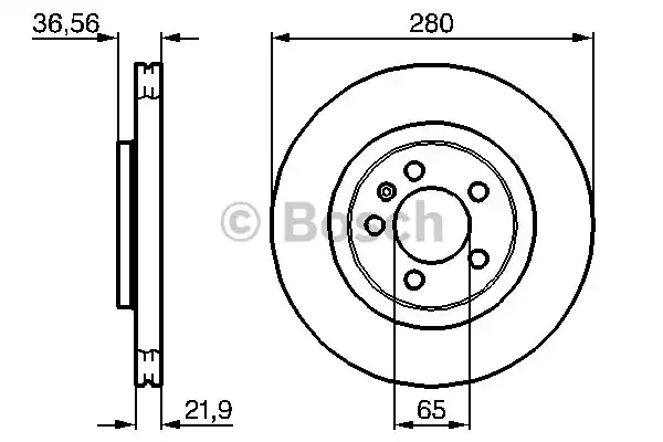 Тормозные диски BOSCH 0986478852