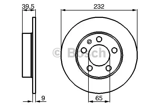 Тормозные диски BOSCH 0986478868