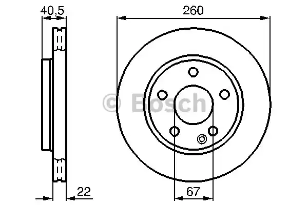 Тормозные диски BOSCH 0986478875