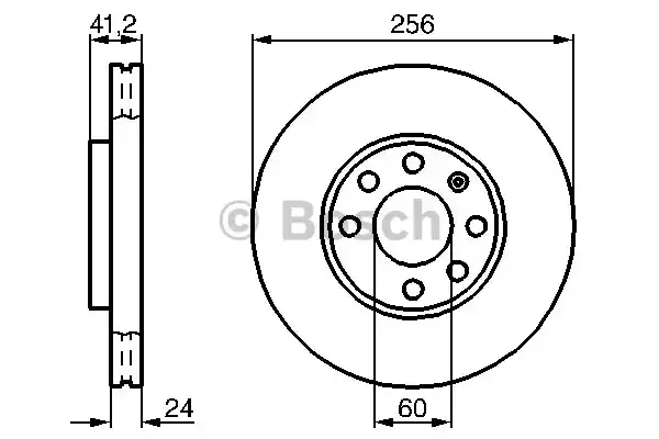 0986478881 BOSCH Тормозные диски