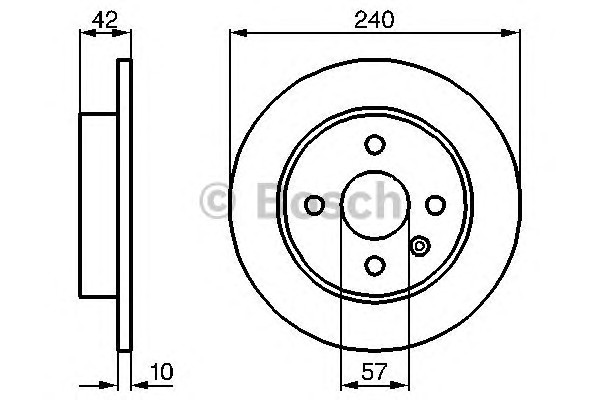 0986478882 BOSCH Тормозные диски