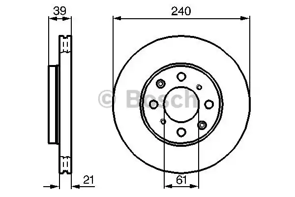 Тормозные диски BOSCH 0986479033