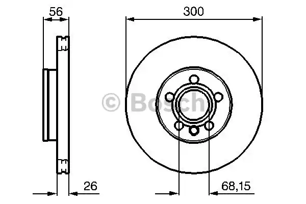 Тормозные диски BOSCH 0986479037