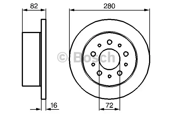 Тормозные диски BOSCH 0986479065