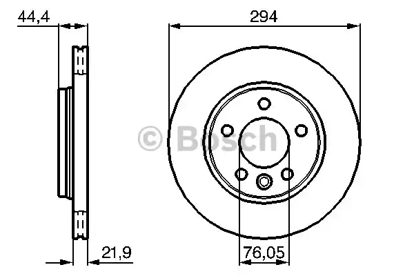 Тормозные диски BOSCH 0986479097