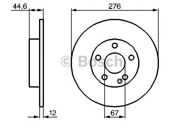 Тормозные диски BOSCH 0986479185