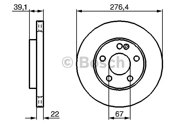 Тормозные диски BOSCH 0986479186