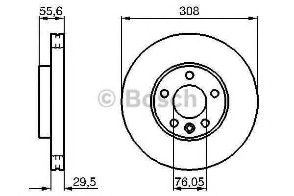 0986479211 BOSCH Тормозные диски