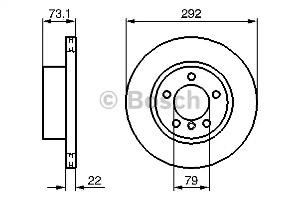 Тормозные диски BOSCH 0986479214