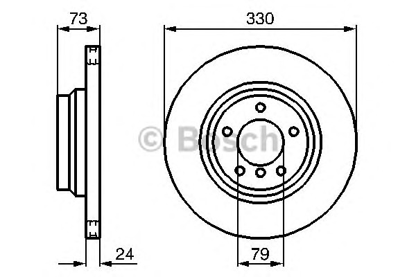 Тормозные диски BOSCH 0986479215