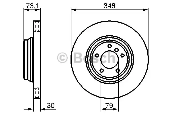 Тормозные диски BOSCH 0986479265