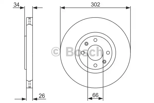 Тормозные диски BOSCH 0986479288