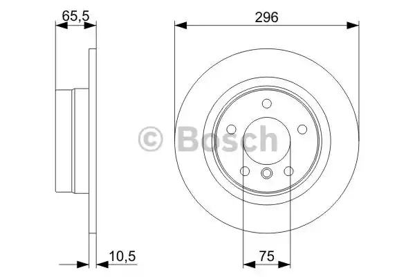 Тормозные диски BOSCH 0986479306