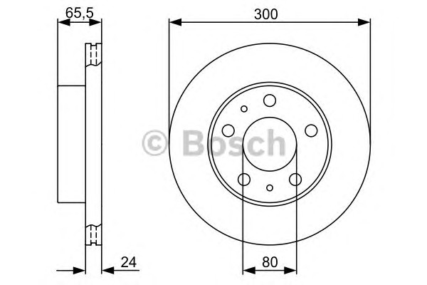 Тормозные диски BOSCH 0986479314