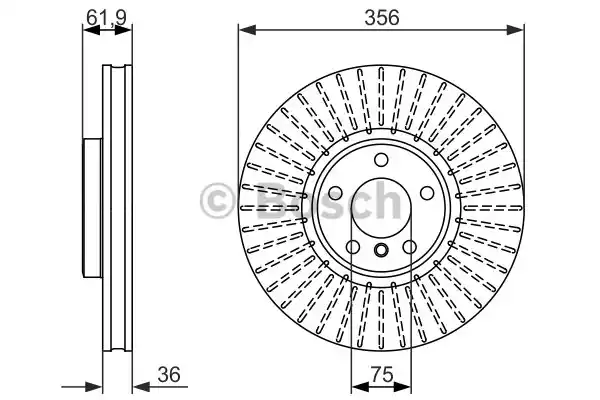 Тормозные диски BOSCH 0986479349