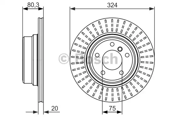 Тормозные диски BOSCH 0986479350